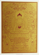 Shakyamuni Buddha Silk-Screen Print