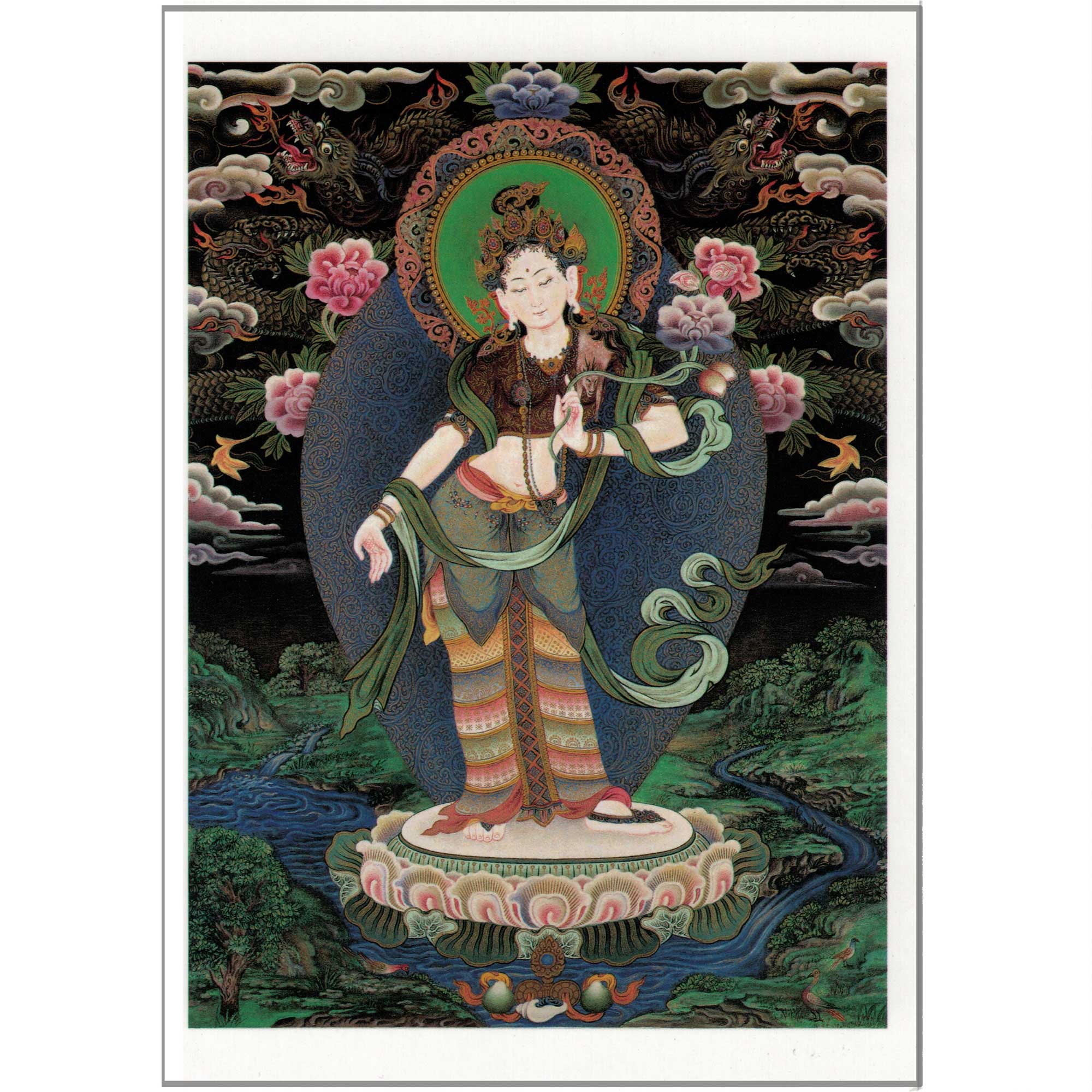 Standing Avalokiteshvara Card