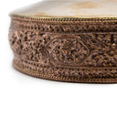 Ornate Embossed Copper Mandala Pan - 6"
