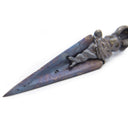 Natsog Dorje - Meteorite Phurba with 5 Pronged Dorje - 6"