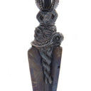 Natsog Dorje - Meteorite Phurba with 5 Pronged Dorje - 6"