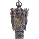Natsog Dorje - Meteorite Phurba with 5 Pronged Dorje - 6"