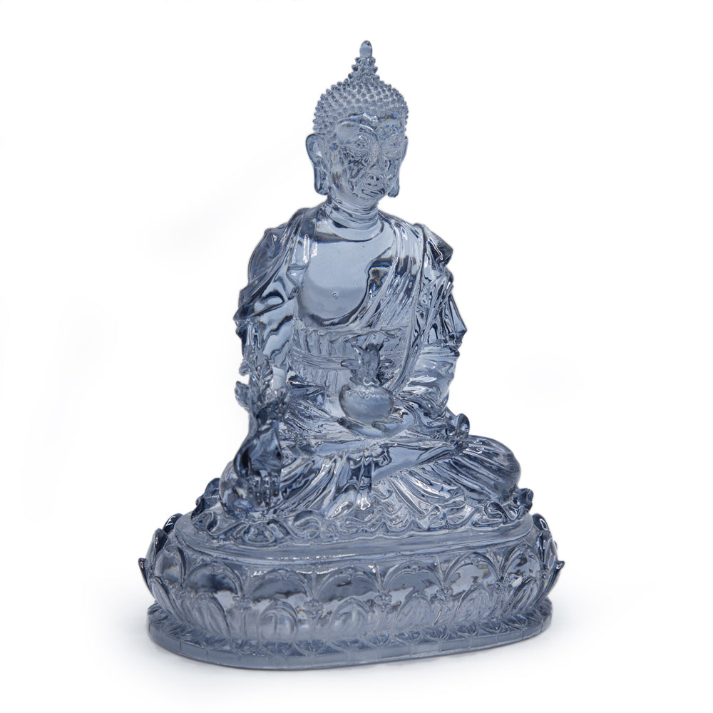 Blue Medicine Buddha - Cast Resin Statue 6"