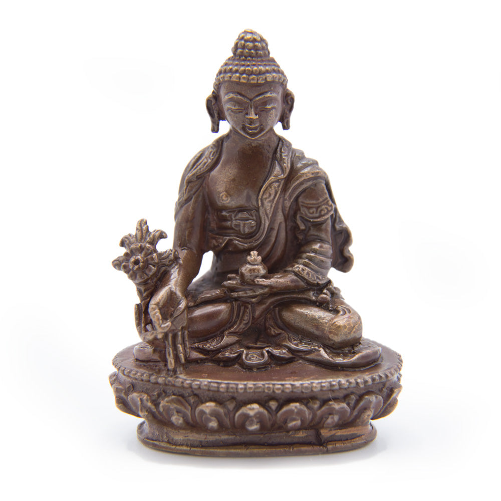 Medicine Buddha Copper Statue - Mini