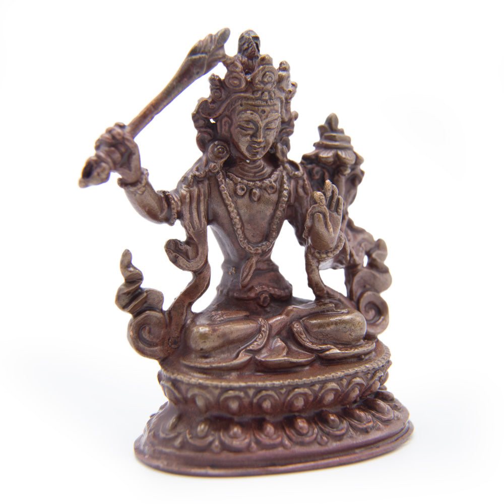 Manjushri Copper Statue - Mini