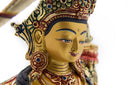 Manjushri Painted Statue - 9.5 inch