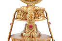 Fully Gold-plated Long Life Vase - 8.5 inch - Imperfect