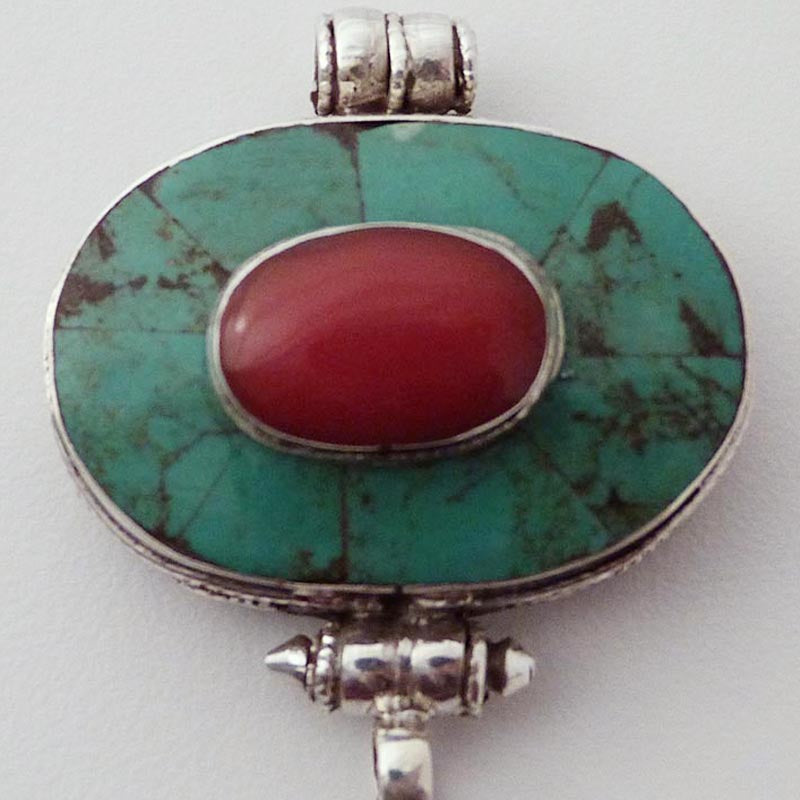 Turquoise and Pure Silver Gau