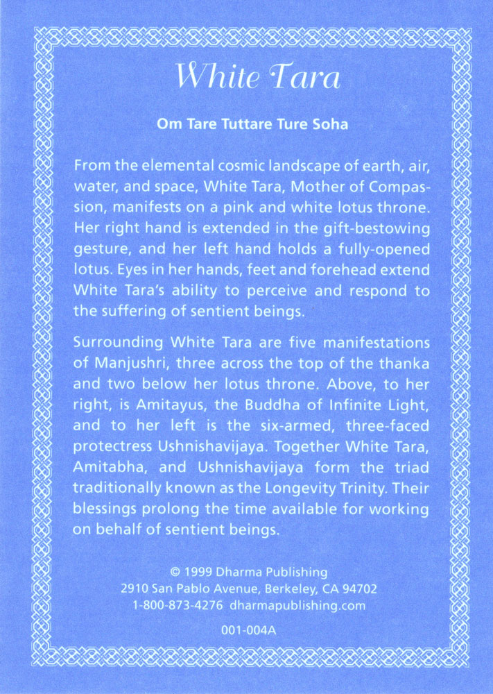 White Tara Card