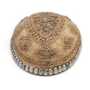 White Resin Engraved Kapala