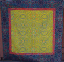 Yellow Throne Cover Set of 4 Khadi Chinese Brocade