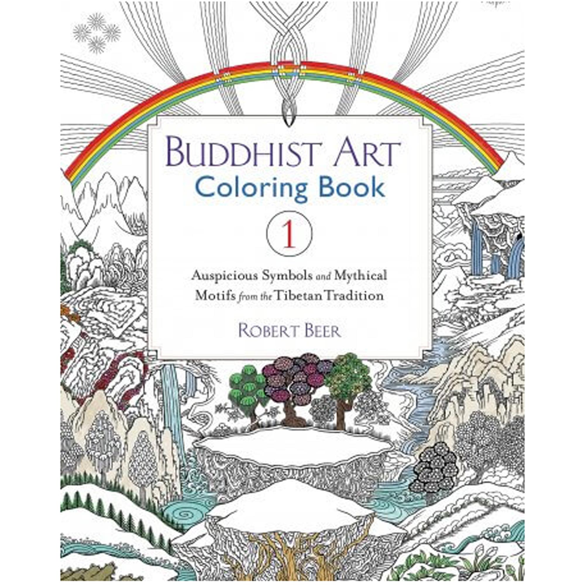 Buddhist Art Coloring Book - 1