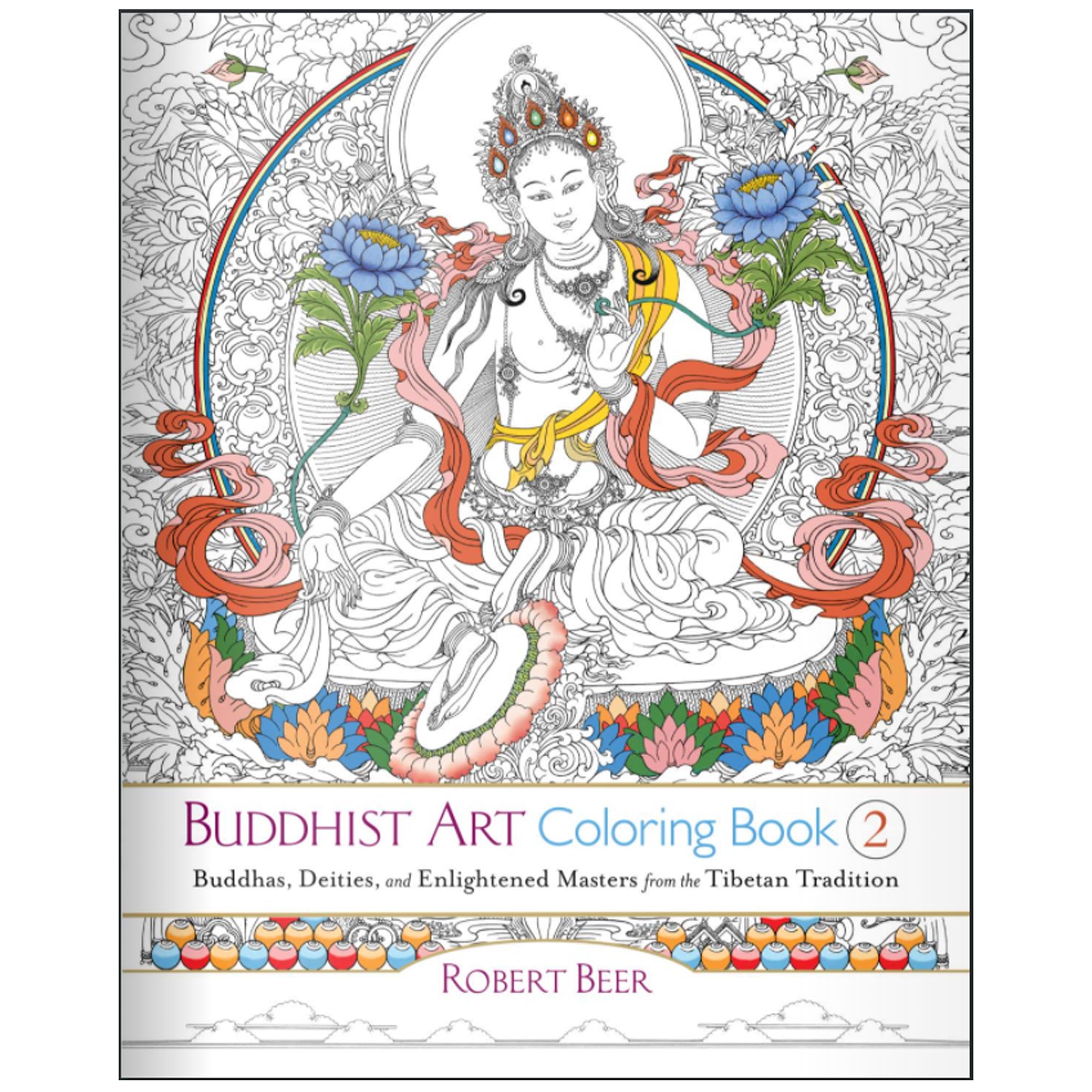 Buddhist Art Coloring Book - 2