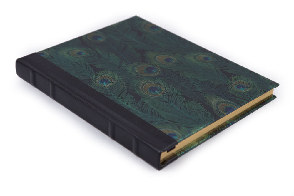 Peacock Feather Journal - Large