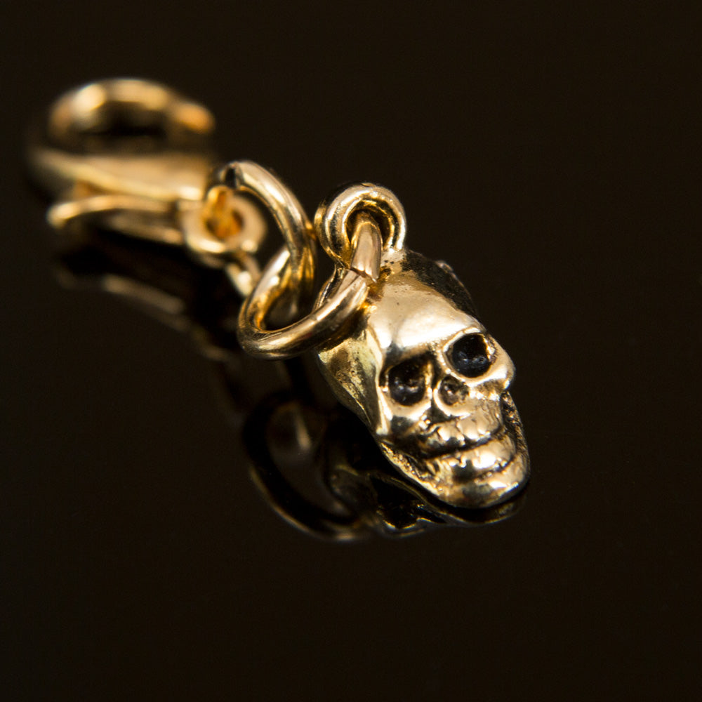 Gold-Plated Antiqued Skull Bhum Counter