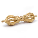 Nine-pronged Antiqued Gold Bell & Dorje - Standard