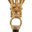 Nine-pronged Antiqued Gold Bell & Dorje - Standard