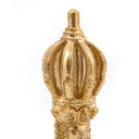 Nine-pronged Antiqued Gold Bell & Dorje - Standard