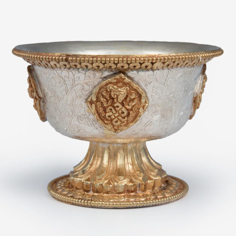Gold and Silver Plated Offering Bowls - 4 inch - Imperfect