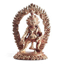 Black Dzambhala Gold Statue - Mini