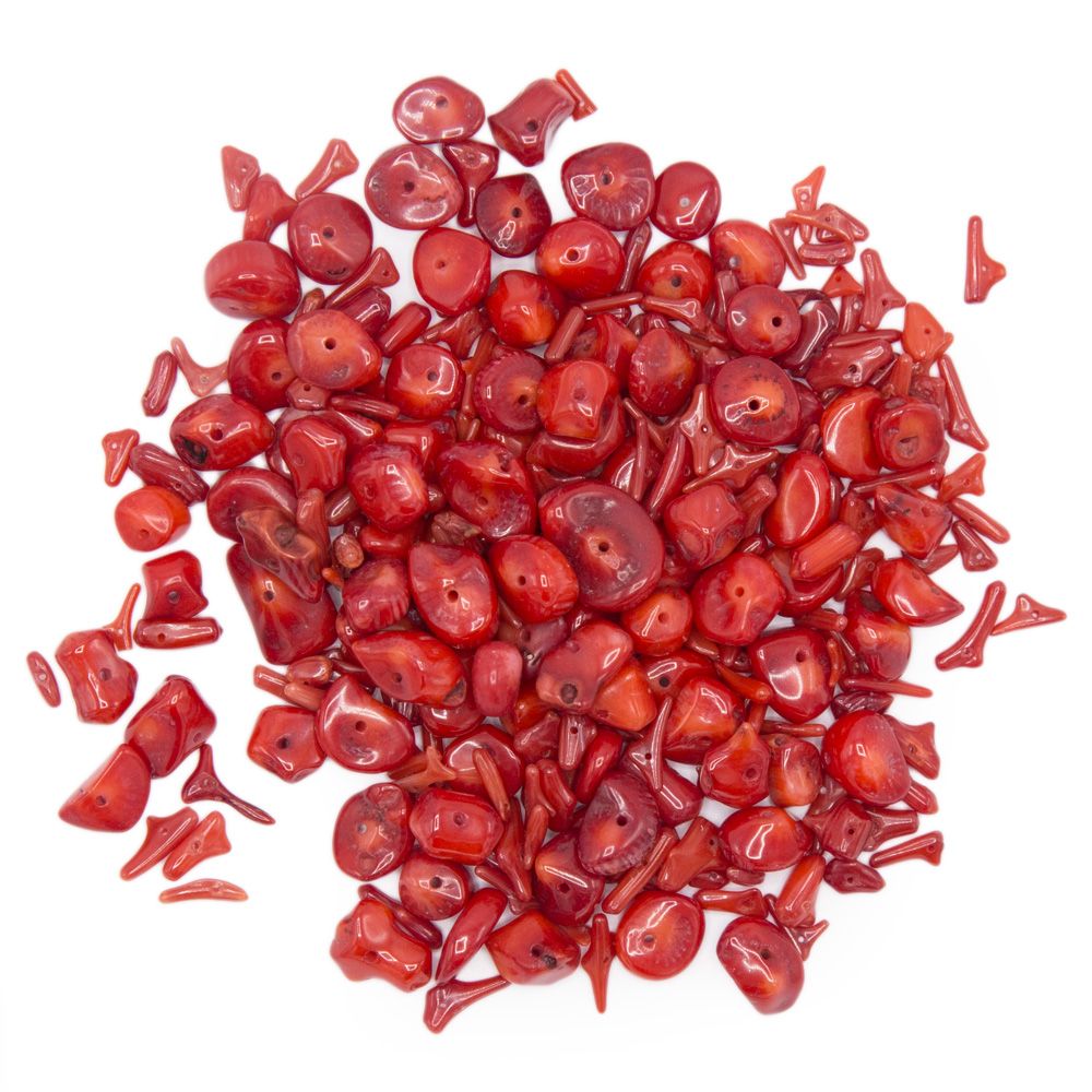 Red Coral Stone Chips