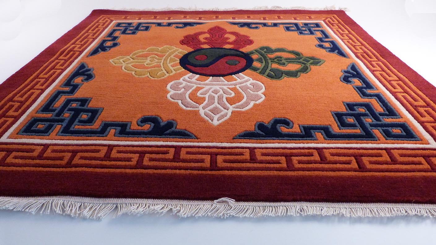 Double Dorje Meditation Carpet