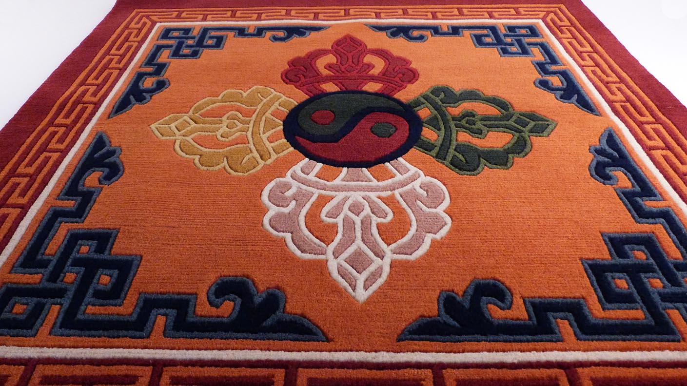 Double Dorje Meditation Carpet