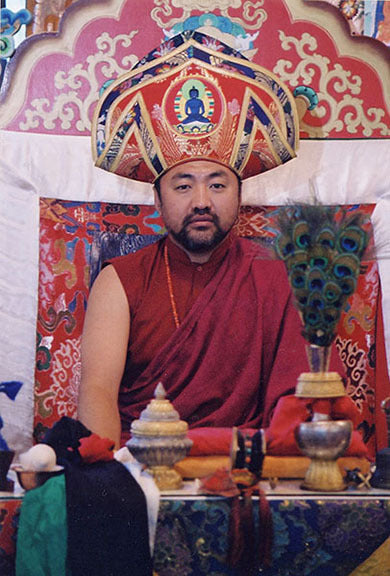 Jigme Rinpoche in Drubchen Hat Photo