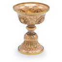Embossed Copper Butterlamp - 4 inch
