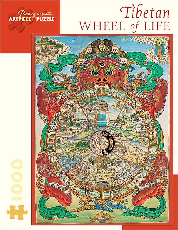 Tibetan Wheel of Life - Jigsaw Puzzle