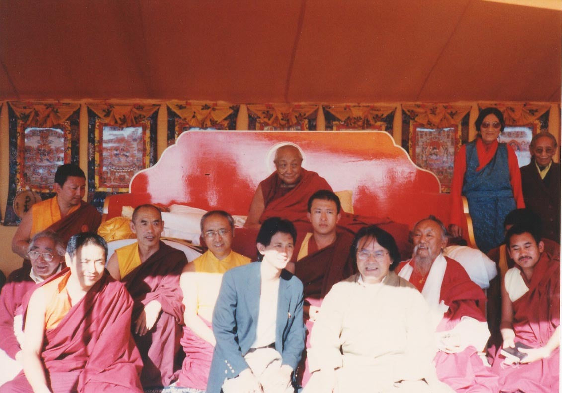 Chagdud Rinpoche with Dilgo Khyentse Photo
