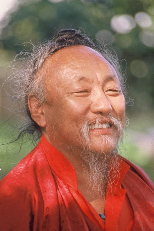 Chagdud Rinpoche in Red Photo