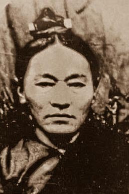 Terchen Padgyal Lingpa Rinpoche Black and White Photo