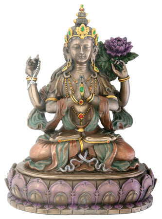 Avalokiteshvara Cast Resin Statue